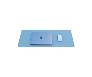 Musematte & Tilbehør  - Light Solutions Desk mat in leather - Blue - 5714255006919