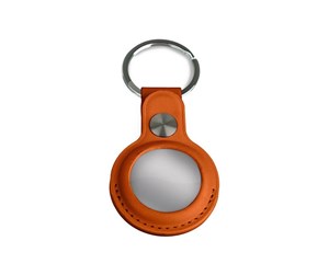 Mobil - Andre tilbehør - Light Solutions Airtag Key Ring - Leather - Brown - 5714255006889