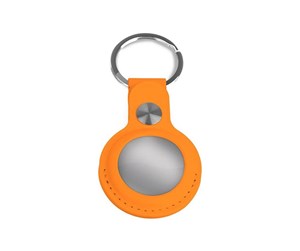 Mobil - Andre tilbehør - Light Solutions Airtag Key Ring - Leather - Orange - 5714255006872