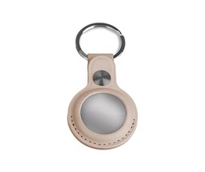 Mobil - Andre tilbehør - Light Solutions Airtag Key Ring - Leather - Grey - 5714255006841