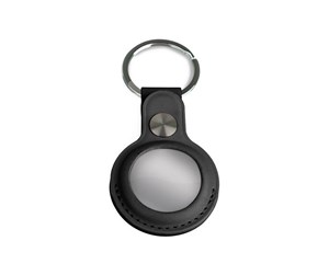 Mobil - Andre tilbehør - Light Solutions Airtag Key Ring - Leather - Black - 5714255006797