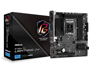 Hovedkort - ASRock Z790M PG Lightning/D4 Hovedkort - Intel Z790 - Intel LGA1700 socket - DDR4 RAM - Micro-ATX - 90-MXBJW0-A0UAYZ