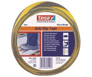 Tape & Lim - tesa Anti-Slip Tape 15m x 50mm Yellow-Black - 60951-00000-00