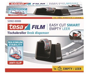 Tape & Lim - tesa Desk dispenser Easy Cut Smart Black - 53902-00000-01