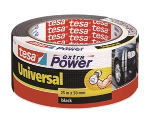 Tape & Lim - tesa Duct Tape extra Power Universal 25m x 50mm Black - 56388-00001-08