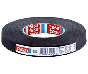 Tape & Lim - tesa Duct Tape Tough 50m x 19mm Black - 57230-00000-02