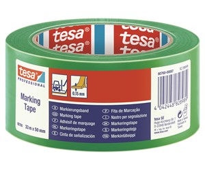 Tape & Lim - tesa Floor Marking Tape 33m x 50m Green - 60760-00097-15