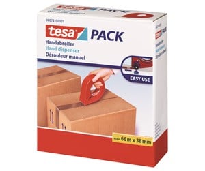 Tape & Lim - tesa Hand dispenser for packaging tape 38mm Red - 06074-00001-01