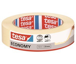 Tape & Lim - tesa Masking Tape Economy 50m x 25mm - 05278-00000-03