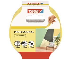 Tape & Lim - tesa Masking Tape Professional 25m x 38mm Yellow - 56271-00000-02