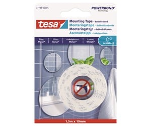 Tape & Lim - tesa Powerbond Mounting Tape Water Resistant 1.5m x 19mm - 77744-00005-00