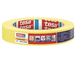 Tape & Lim - tesa Precision Mask Masking Tape 50m x 19mm Yellow - 04334-00000-00