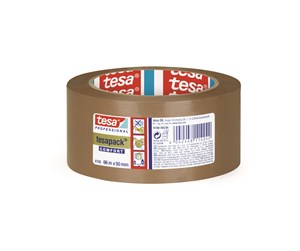 Tape & Lim - tesa pack Comfort Packaging Tape 66 m x 50 mm Brown - 04100-00236-00