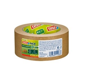 Tape & Lim - tesa pack Paper Standard Packaging Tape ecoLogo 50m x 50mm Brown - 58291-00000-01