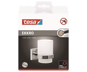 Baderomstilbehør - tesa Ekkro toothbrush holder self-adhesive - 40244-00000-00