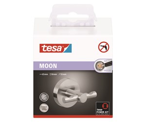 Baderomstilbehør - tesa Moon bathrobe hook self-adhesive - 40305-00000-00