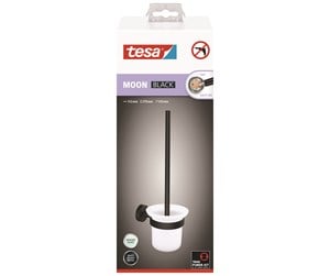 Baderomstilbehør - tesa Moon Black toilet brush self-adhesive - 40561-00000-00