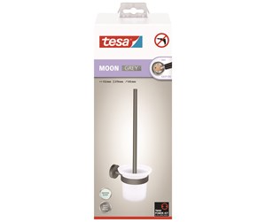 Baderomstilbehør - tesa Moon Grey toilet brush self-adhesive - 40581-00000-00