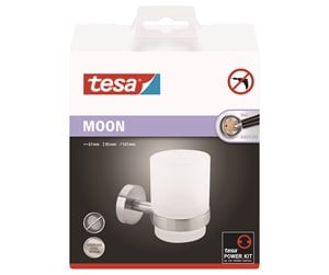 Baderomstilbehør - tesa Moon tumbler holder self-adhesive - 40312-00000-00