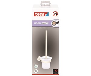 Baderomstilbehør - tesa Moon White toilet brush self-adhesive - 40571-00000-00