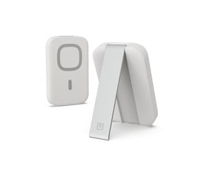 Nødlader - UAG U Lucent PowerBank MagSafe Kickstand - marshmallow - 4000 mAh Nødlader - Hvit - 4 Ah - 1B4084313535