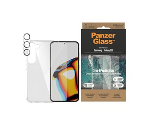 Mobil - Beskyttelsesglass - PanzerGlass 3-in-1 Pack Samsung Galaxy S23 - PANZERB0433+7315