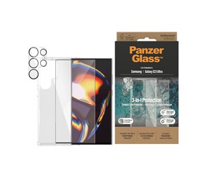 Mobil - Andre tilbehør - PanzerGlass 3-in-1 Pack Samsung Galaxy S23 Ultra - PANZERB0435+7317