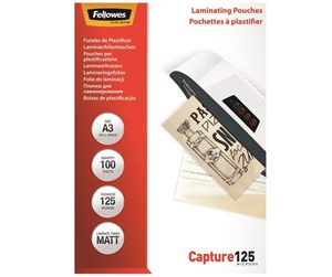 Laminering - Fellowes - 100-pack - matte - A3 - lamination pouches - 5328601