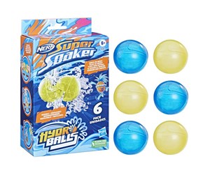 Vannlek - NERF Super Soaker Hydro Balls 6-Pack - F6393