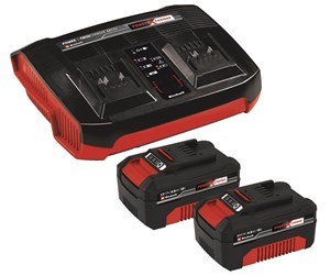 Verktøy - Einhell Power-X-Change startsett 2x18 V/ 4,0 A og twin-lader - 4512112