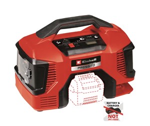 Verktøy - Einhell PRESSITO 18/21 batteridrevet kompressor 18 V u/batteri og lader - 4020467