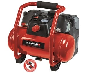 Verktøy - Einhell TE-AC 36/6/8 Li OF batteridrevet kompressor med tilbehør 8 bar 6 liter 2x18 V u/batteri og lader - 4020450