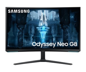 Skjerm - 32" Samsung Odyssey Neo G8 - 3840x2160 (4k / UHD) - 240Hz - VA (med Quantum Mini-LED) - HDMI 2.1 - Buet - LS32BG850NPXEN