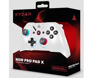 Spill - Tilbehør - Kyzar Switch Pro White - Controller - Android - KYZARNSWPROPADXWHITE