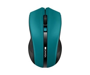 Mus - Canyon CNE-CMSW05G - mouse - 2.4 GHz - green - Mus - Optisk - 4 - Grønn - CNE-CMSW05G