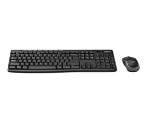 Tastatur - Logitech MK270 Wireless Combo - keyboard and mouse set - Hungarian - Tastatur & Mussett - Ungarsk - Svart - 920-004526