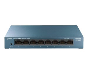 Switch/splitter - TP-Link LiteWave LS108G 8-Port 10/100/1000Mbps Desktop Network Switch - LS108G