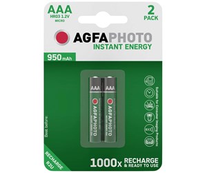 Kamerabatteri & Batterigrep - Agfa Photo Direct Energy battery - 2 x AAA - NiMH - 70129