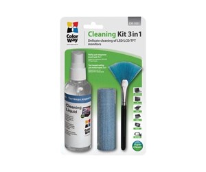 Skjerm - ColorWay 3 in 1 for Screen and Monitor Cleaning CW-1031 - screen cleaning kit - CW-1031