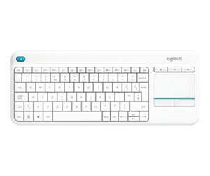 Tastatur - Logitech Wireless Touch Keyboard K400 Plus - Tastatur - Tsjekkisk - Hvit - 920-007152