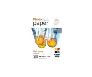 Papir, Fotopapir & Etiketter - ColorWay - photo paper - high-glossy - 50 sheet(s) - 100 x 150 mm - 180 g/m² - PG1800504R