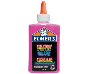 Kreative leker - Elmer's Elmers Glow-in-the-Dark flytende lim | Rosa | 147 ml - 2162079