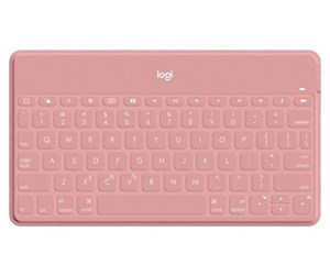 Tastatur - Logitech Keys-To-Go - keyboard - QWERTY - US International - blush - Tastatur - Universal - Rosa - 920-010176