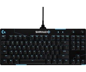 Tastatur - Logitech G PRO X Shroud edition - Gamingtastatur - Uten numpad - Amerikansk Engelsk - Svart - 920-009849