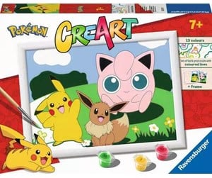 Kreative leker - Ravensburger CreArt Paint by Numbers - Pokémon Classics - 4005556235711