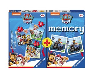 Brettspill & Puslespill - Ravensburger Paw Patrol Multipack 3 Puzzle/Memory - 20823