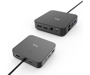 Dokkingstasjon - I-Tec - docking station - USB-C / USB4 / Thunderbolt 3 / Thunderbolt 4 - HDMI 2 x DP++ - GigE - C31TRI4KDPDPRO100