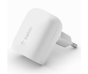 Mobil - Adaptere og ladere - Belkin BOOST CHARGE power adapter - PPS technology - 24 pin USB-C - 20 Watt - WCA006VFWH