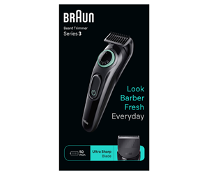 Hårtrimmer - Braun Hårklipper Styler BT3411 Black / Vibrant Green - 4210201447795