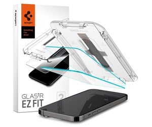 Mobil - Beskyttelsesglass - Spigen Glass tR EZ Fit 2 Pack - Transparency Sensor Protection - iPhone 14 Pro Max - AGL05202